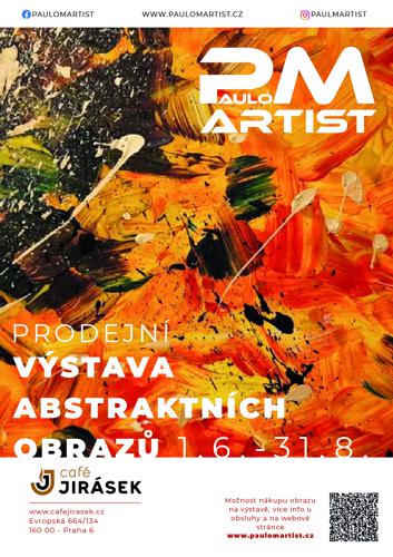 PauloMartist - prodejní výstava abstraktních obrazů