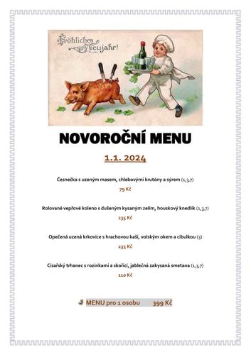1.1. NOVOROČNÍ MENU